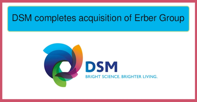 DSM completes acquisition of Erber Group